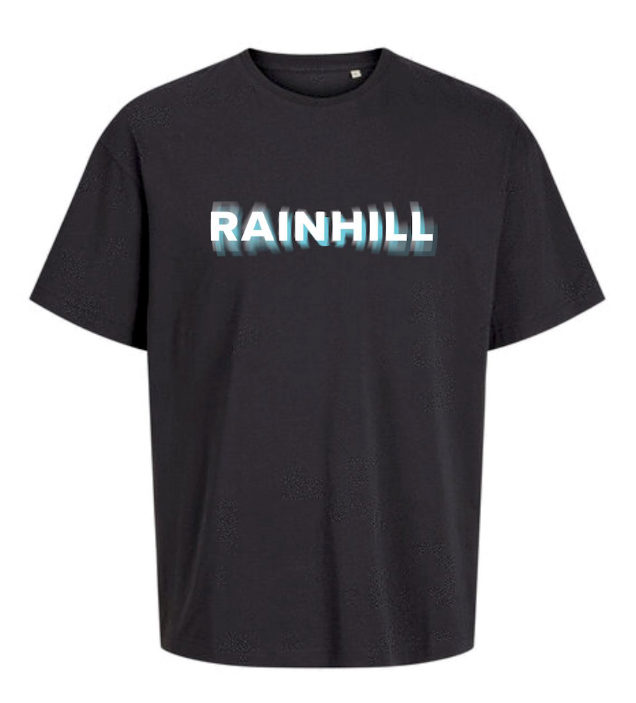 IRON HORSES OVERSIZED UNISEX TEE - ASPHALT