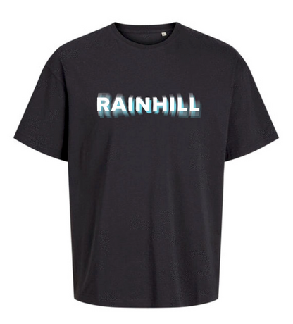 IRON HORSES OVERSIZED UNISEX TEE - ASPHALT