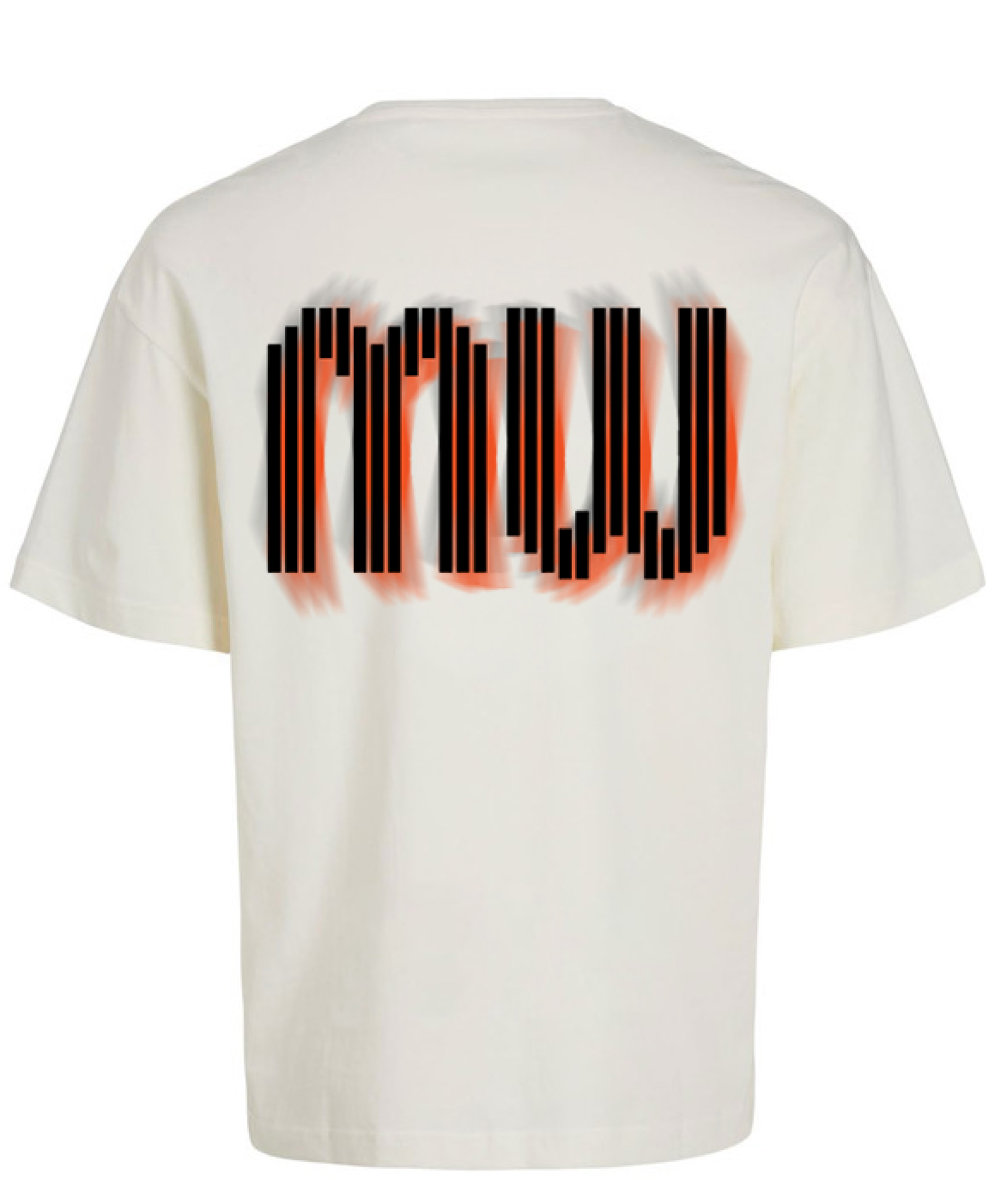 MASTERS AT WAR OVERSIZED UNISEX TEE - EGRET